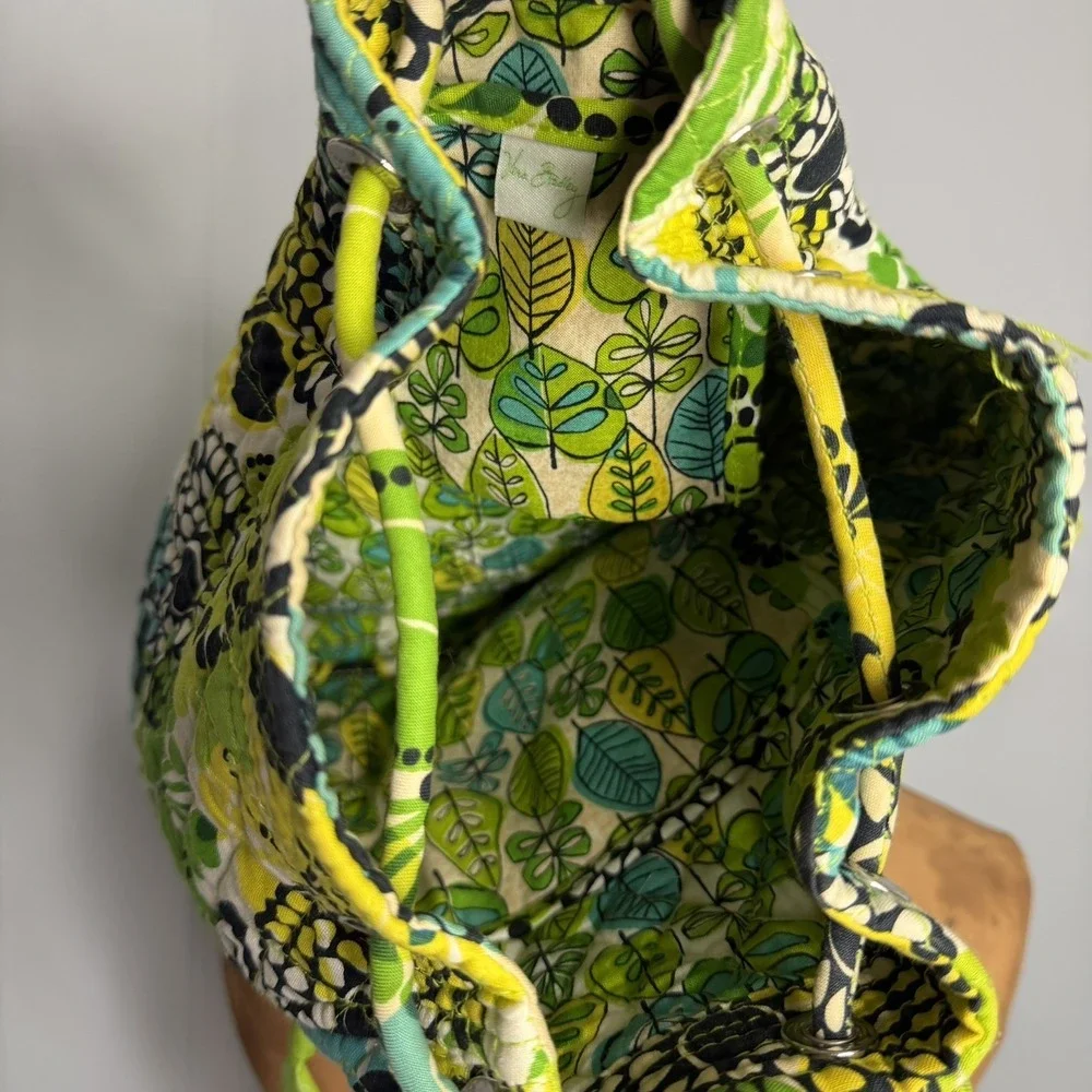 Vera Bradley LIMES UP Backsack BACKPACK Bookbag BABY Diaper BEACH Tote PURSE NWT